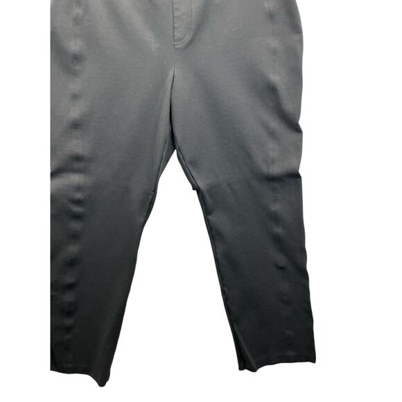 SPANX Pull On Leggings Women's 1X Black Stretch Knit Skinny Ankle High Rise - Picture 3 of 12